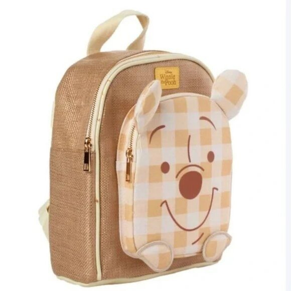 Disney BioWorld Pooh Faux Mini Backpack NWT - Picture 4 of 4